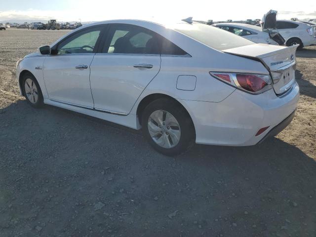 KMHEC4A41EA108355 - 2014 HYUNDAI SONATA HYBRID WHITE photo 2