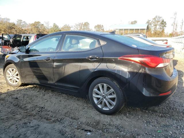 KMHDH4AE0EU179700 - 2014 HYUNDAI ELANTRA SE BLACK photo 2