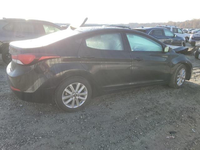 KMHDH4AE0EU179700 - 2014 HYUNDAI ELANTRA SE BLACK photo 3