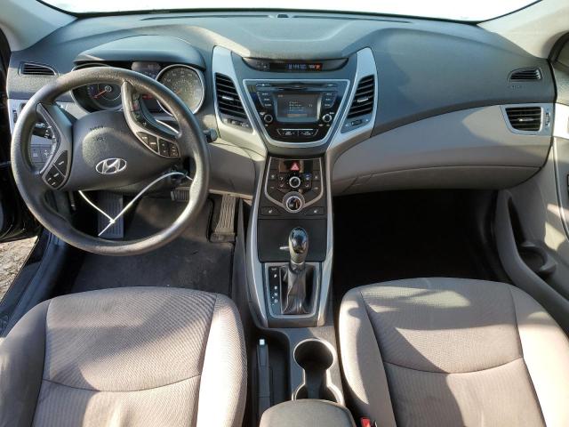 KMHDH4AE0EU179700 - 2014 HYUNDAI ELANTRA SE BLACK photo 8