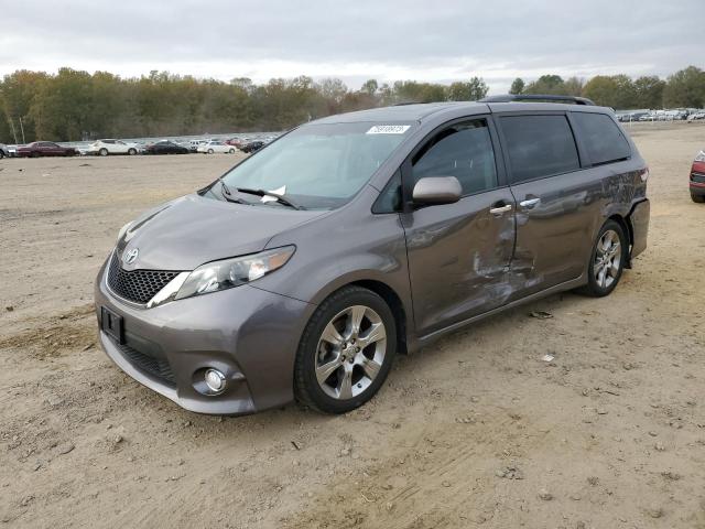 5TDXK3DC8ES442107 - 2014 TOYOTA SIENNA SPORT GRAY photo 1