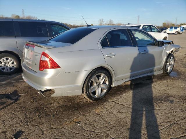 3FAHP0KC0AR268303 - 2010 FORD FUSION SPORT SILVER photo 3