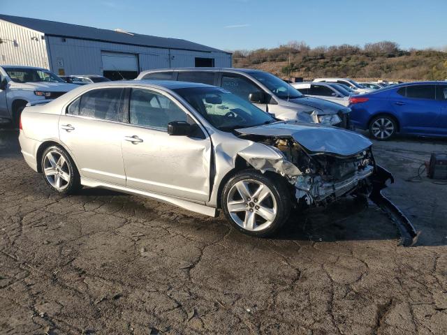 3FAHP0KC0AR268303 - 2010 FORD FUSION SPORT SILVER photo 4