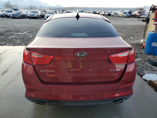 5XXGN4A71EG347846 - 2014 KIA OPTIMA EX RED photo 6