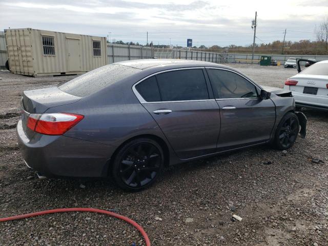 1HGCR2F39EA017348 - 2014 HONDA ACCORD LX GRAY photo 3