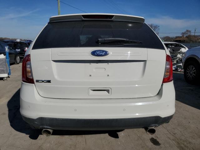 2FMDK3JC5BBB38376 - 2011 FORD EDGE SEL WHITE photo 6