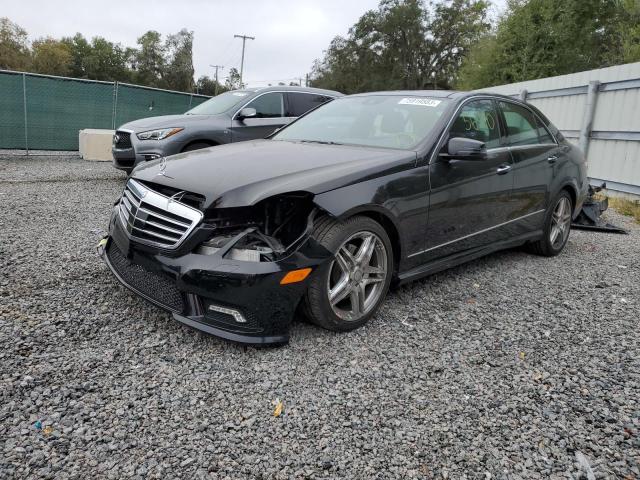 WDDHF8HB9BA361493 - 2011 MERCEDES-BENZ E 350 4MATIC BLACK photo 1