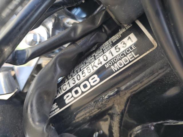 JH2MC13058K401531 - 2008 HONDA CMX250 C SILVER photo 10