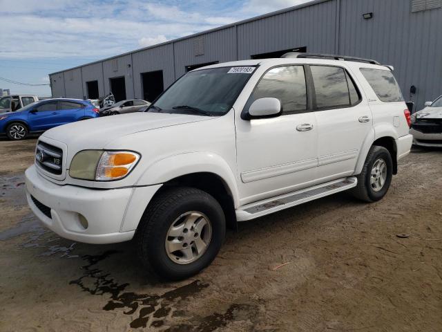 5TDZT38A52S135388 - 2002 TOYOTA SEQUOIA LIMITED WHITE photo 1