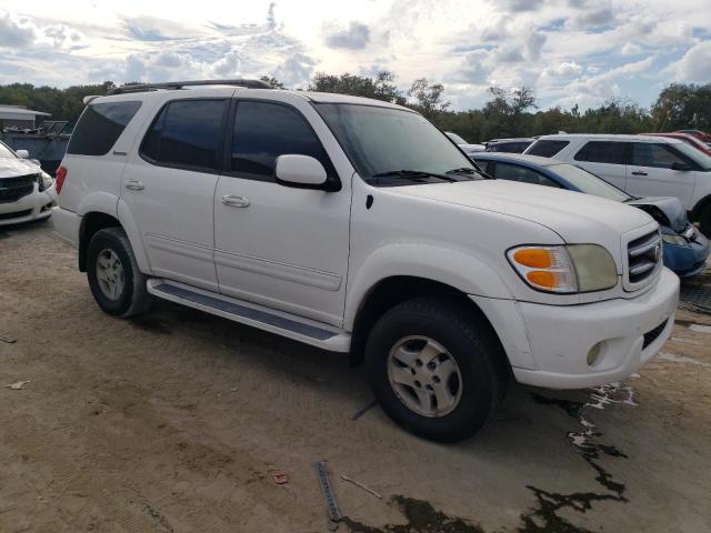 5TDZT38A52S135388 - 2002 TOYOTA SEQUOIA LIMITED WHITE photo 4