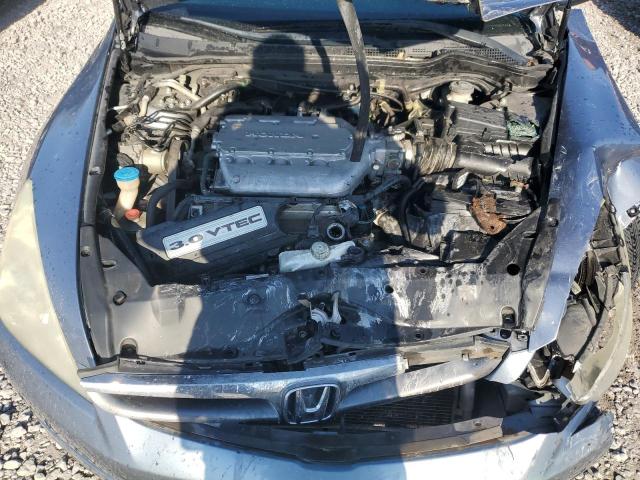 1HGCM66517A054131 - 2007 HONDA ACCORD EX BLUE photo 11