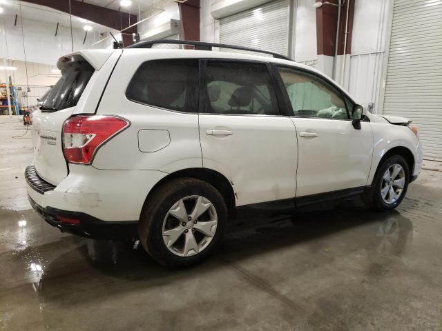 JF2SJAHCXFH567144 - 2015 SUBARU FORESTER 2.5I LIMITED WHITE photo 3