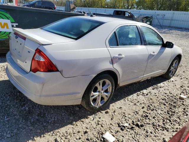 3FAHP0HA4CR325997 - 2012 FORD FUSION SE WHITE photo 3