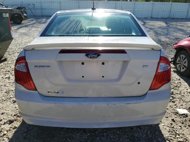 3FAHP0HA4CR325997 - 2012 FORD FUSION SE WHITE photo 6