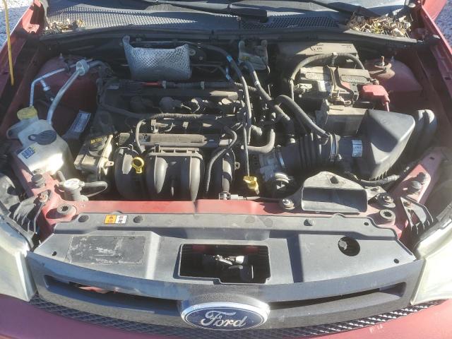 1FAHP3GN1BW142901 - 2011 FORD FOCUS SES RED photo 11