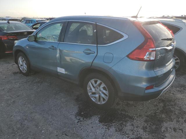 2HKRM3H77GH551134 - 2016 HONDA CR-V EXL TEAL photo 2