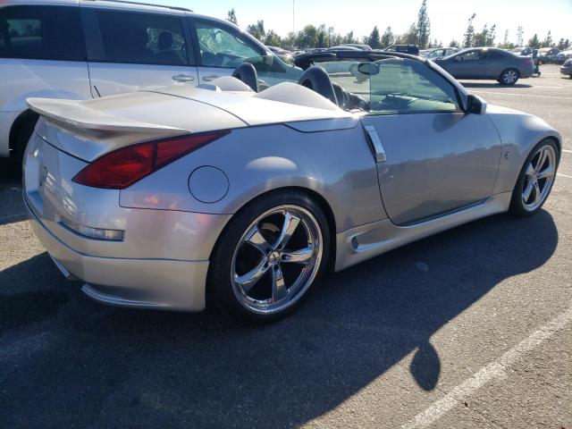 JN1AZ36A05M751615 - 2005 NISSAN 350Z ROADSTER SILVER photo 3