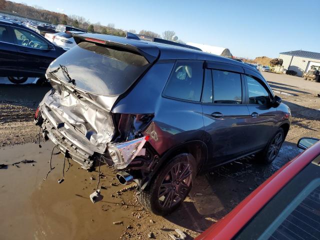 5FNYF8H52LB012477 - 2020 HONDA PASSPORT EXL GRAY photo 3