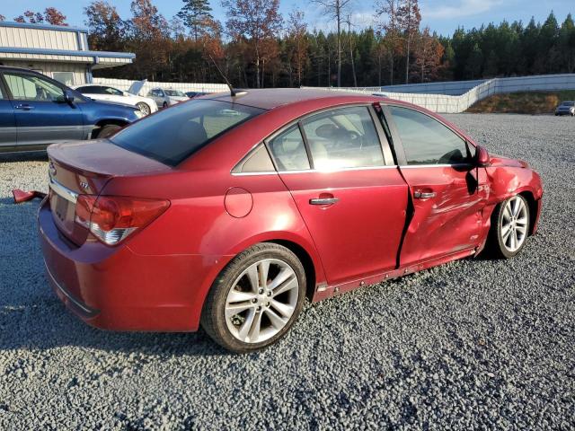 1G1PH5S93B7307407 - 2011 CHEVROLET CRUZE LTZ RED photo 3