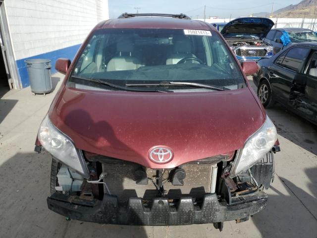 5TDDK3DC2FS115819 - 2015 TOYOTA SIENNA XLE MAROON photo 5