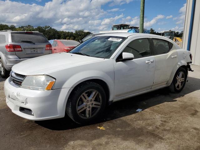 1C3CDZCB1DN661259 - 2013 DODGE AVENGER SXT WHITE photo 1