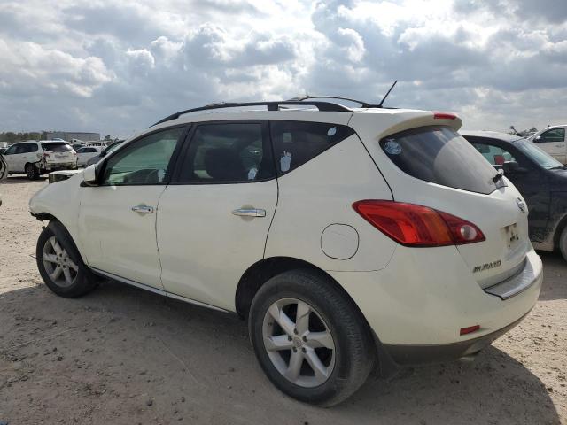 JN8AZ1MU9AW009523 - 2010 NISSAN MURANO S WHITE photo 2