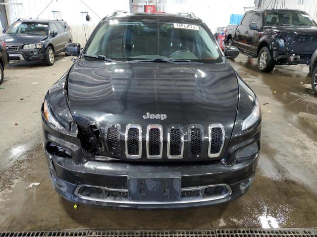 1C4PJMDS2EW281589 - 2014 JEEP CHEROKEE LIMITED BLACK photo 5