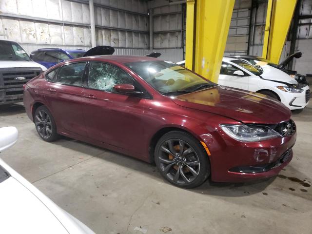 1C3CCCDG1FN584244 - 2015 CHRYSLER 200 S BURGUNDY photo 4