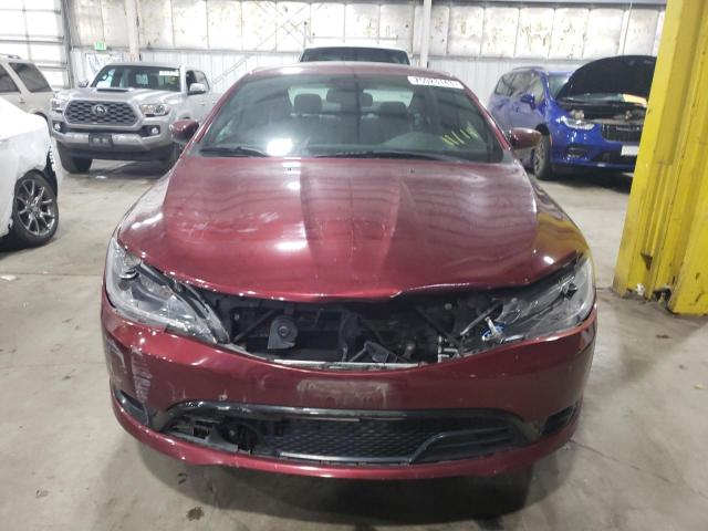 1C3CCCDG1FN584244 - 2015 CHRYSLER 200 S BURGUNDY photo 5