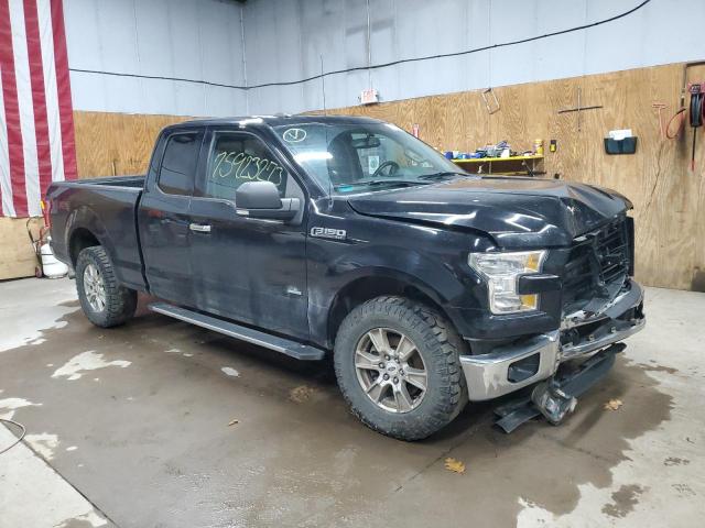 1FTEX1EP5GFD17258 - 2016 FORD F150 SUPER CAB BLACK photo 4