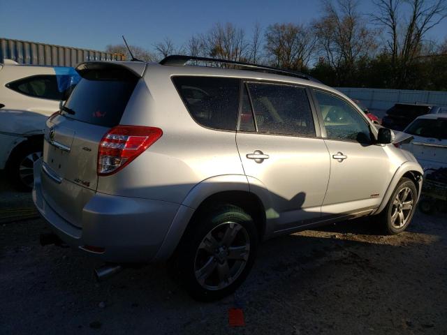 JTMRK4DV3B5099918 - 2011 TOYOTA RAV4 SPORT SILVER photo 3