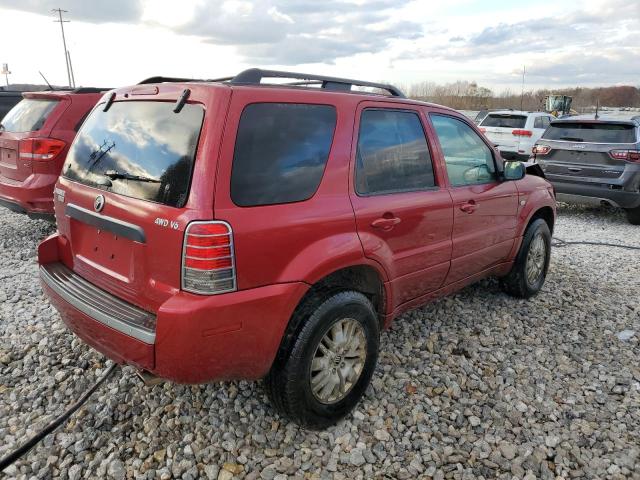 4M2YU57115DJ31290 - 2005 MERCURY MARINER BURGUNDY photo 3