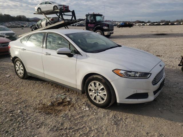 3FA6P0G71ER114398 - 2014 FORD FUSION S WHITE photo 4