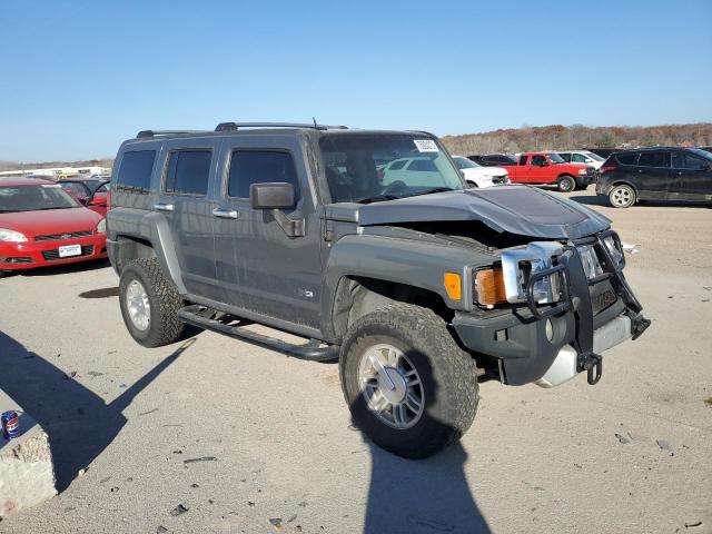 5GTEN13E688133663 - 2008 HUMMER H3 GRAY photo 4