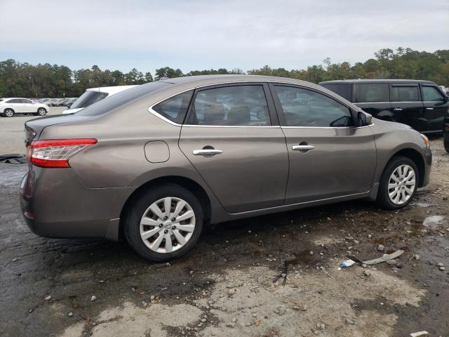 3N1AB7AP0FL685151 - 2015 NISSAN SENTRA S GRAY photo 3