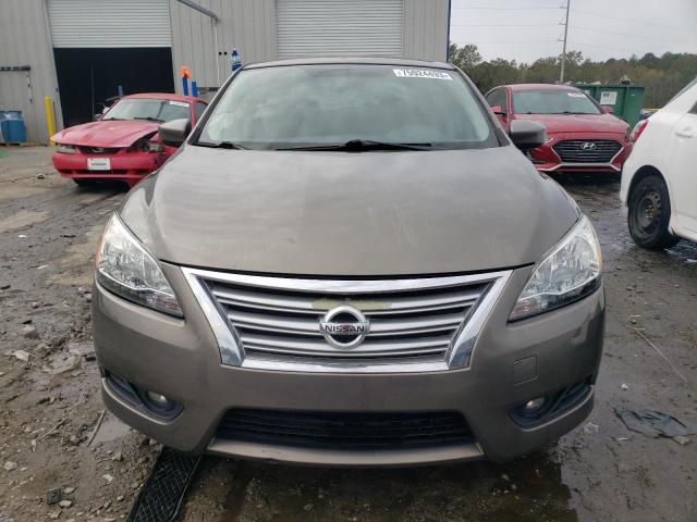 3N1AB7AP0FL685151 - 2015 NISSAN SENTRA S GRAY photo 5