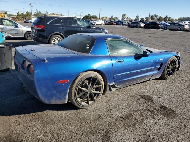 1G1YY12S325100026 - 2002 CHEVROLET CORVETTE Z06 BLUE photo 3