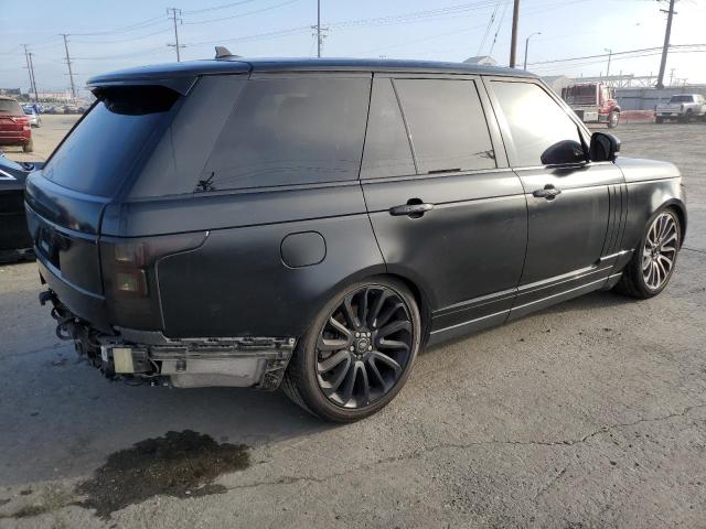 SALGV2TF7FA240203 - 2015 LAND ROVER RANGE ROVE AUTOBIOGRAPHY BLACK photo 3