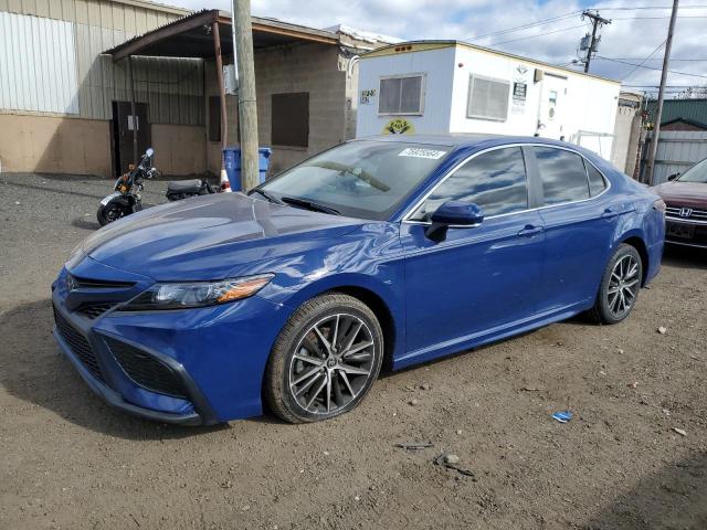 4T1G11AK6RU214106 - 2024 TOYOTA CAMRY SE NIGHT SHADE BLUE photo 1