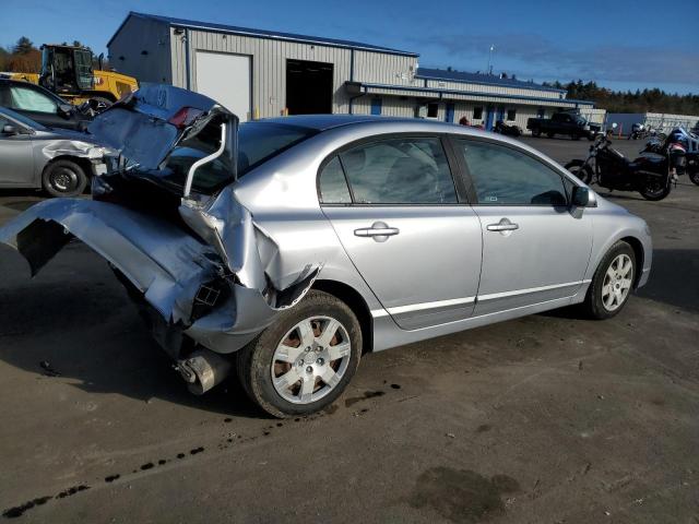 19XFA1F54AE067550 - 2010 HONDA CIVIC LX SILVER photo 3