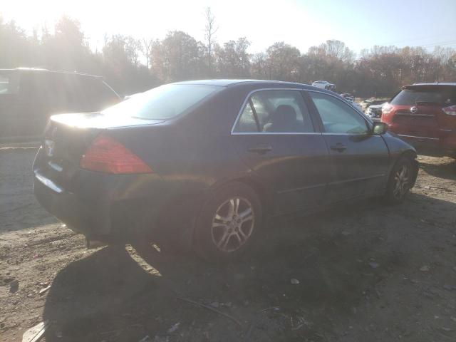 1HGCM56397A224597 - 2007 HONDA ACCORD SE BLUE photo 3