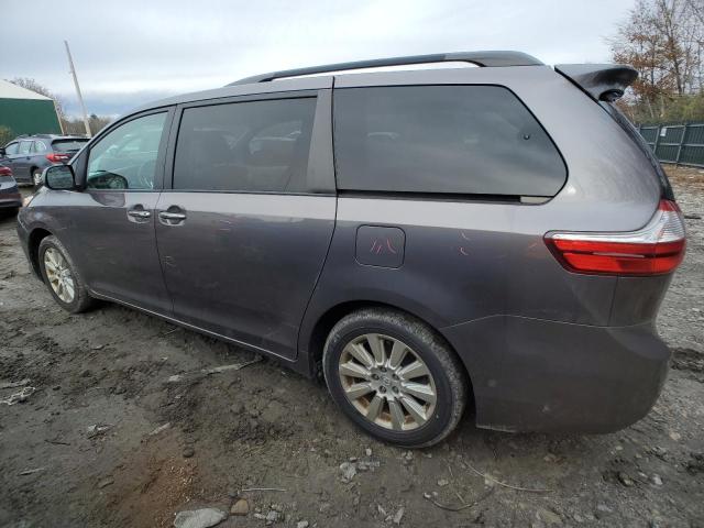 5TDDK3DC5FS108539 - 2015 TOYOTA SIENNA XLE GRAY photo 2