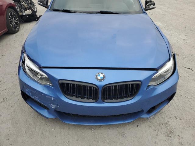 WBA1J7C58GV359852 - 2016 BMW M235I BLUE photo 11