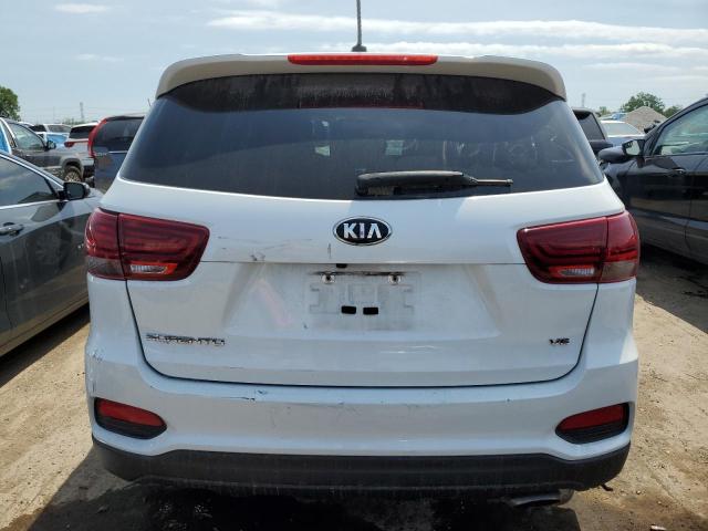 5XYPG4A5XLG615343 - 2020 KIA SORENTO S WHITE photo 6