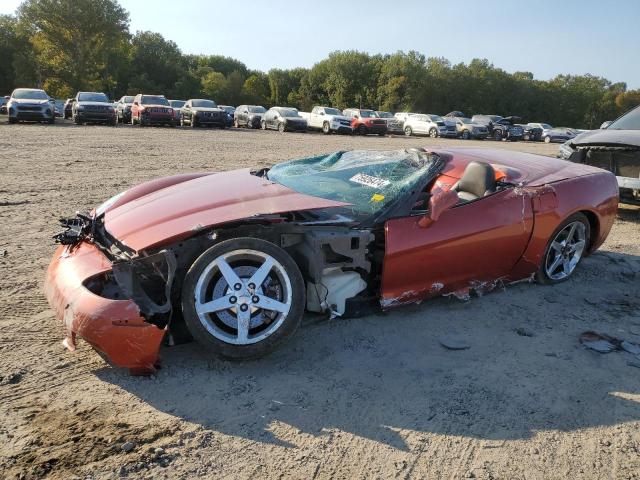 1G1YY34U455100180 - 2005 CHEVROLET CORVETTE ORANGE photo 1