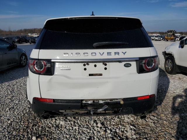 SALCT2BG5GH616775 - 2016 LAND ROVER DISCOVERY HSE LUXURY WHITE photo 6