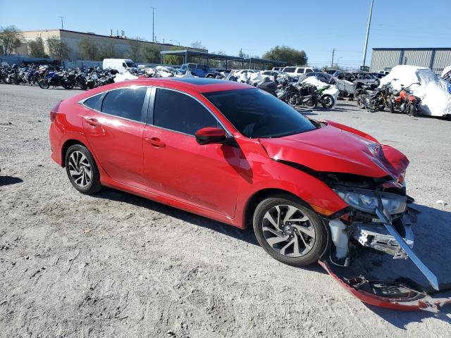 2HGFC2F73JH538384 - 2018 HONDA CIVIC EX RED photo 4