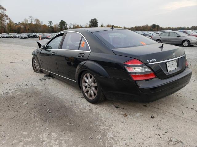 WDDNG71X47A014970 - 2007 MERCEDES-BENZ S 550 BLACK photo 2