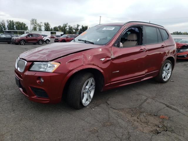 5UXWX7C57E0E77054 - 2014 BMW X3 XDRIVE35I BURGUNDY photo 1