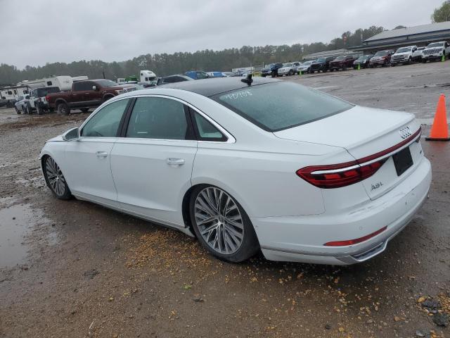 WAU8DAF87KN010618 - 2019 AUDI A8 L WHITE photo 2